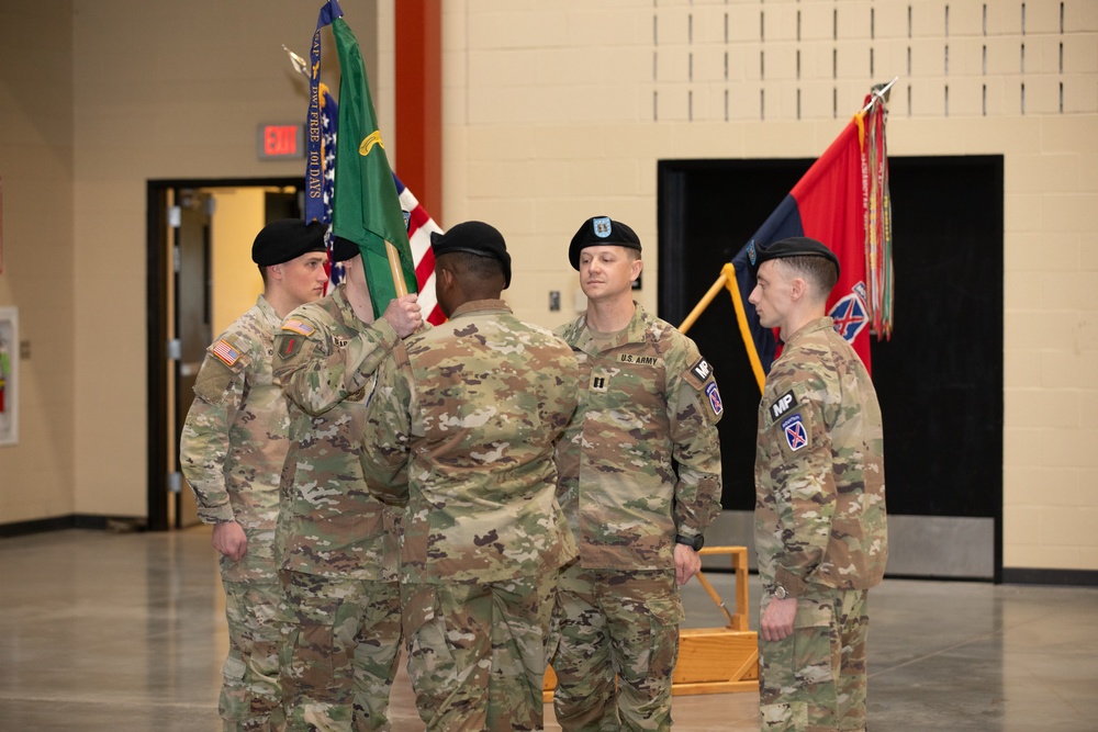 Fort Drum Law Enforcement Company Holds Change of Command Ceremony
