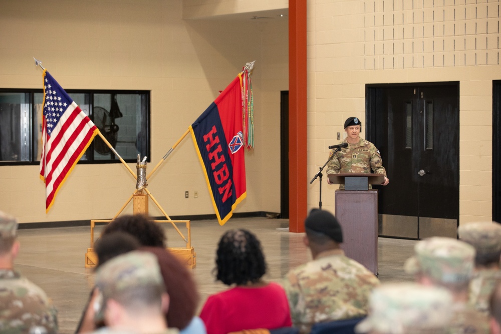 Fort Drum Law Enforcement Company Holds Change of Command Ceremony