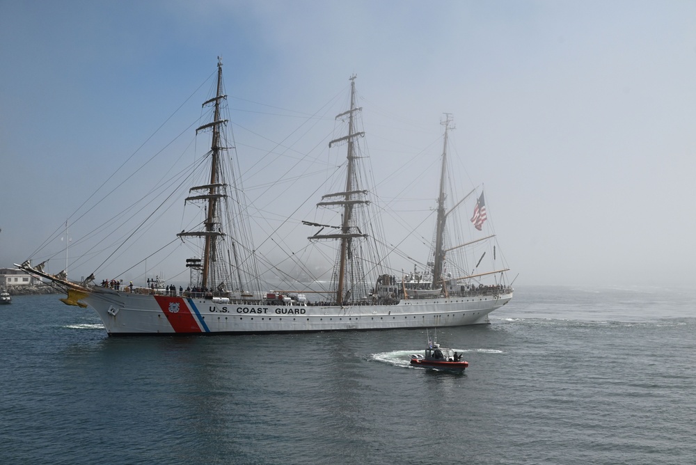 U.S. Coast Guard Cutter Eagle Arrives in Los Angeles Harbor for LA Fleet Week 2025