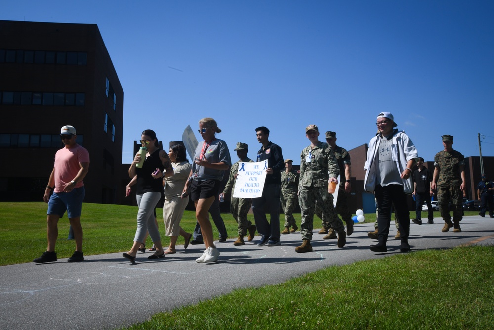Trauma patients honored by Naval Medical Center Camp Lejeune trauma center and emergency care staff