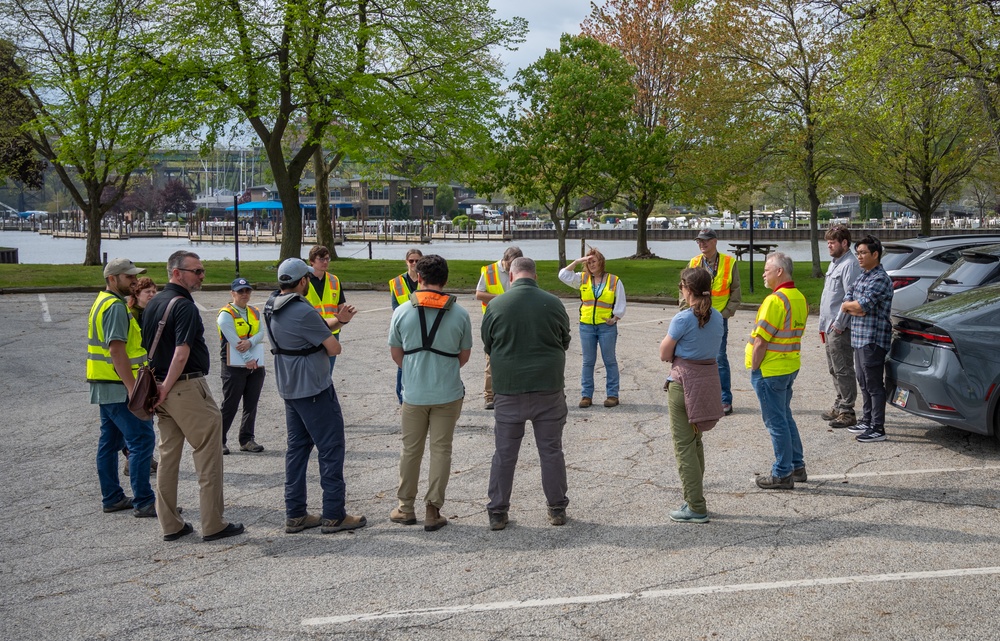 Rocky River East Pier Site Visit