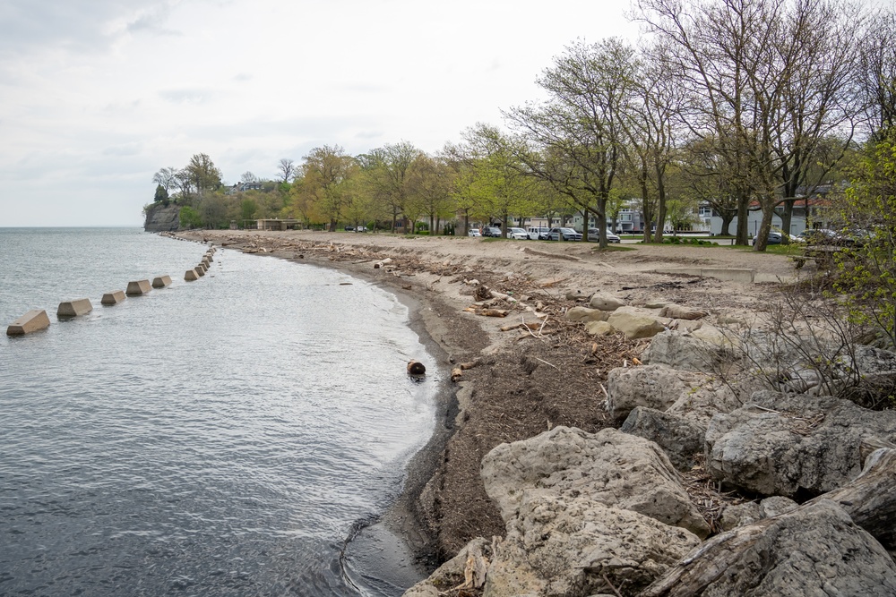 Rocky River East Pier Site Visit