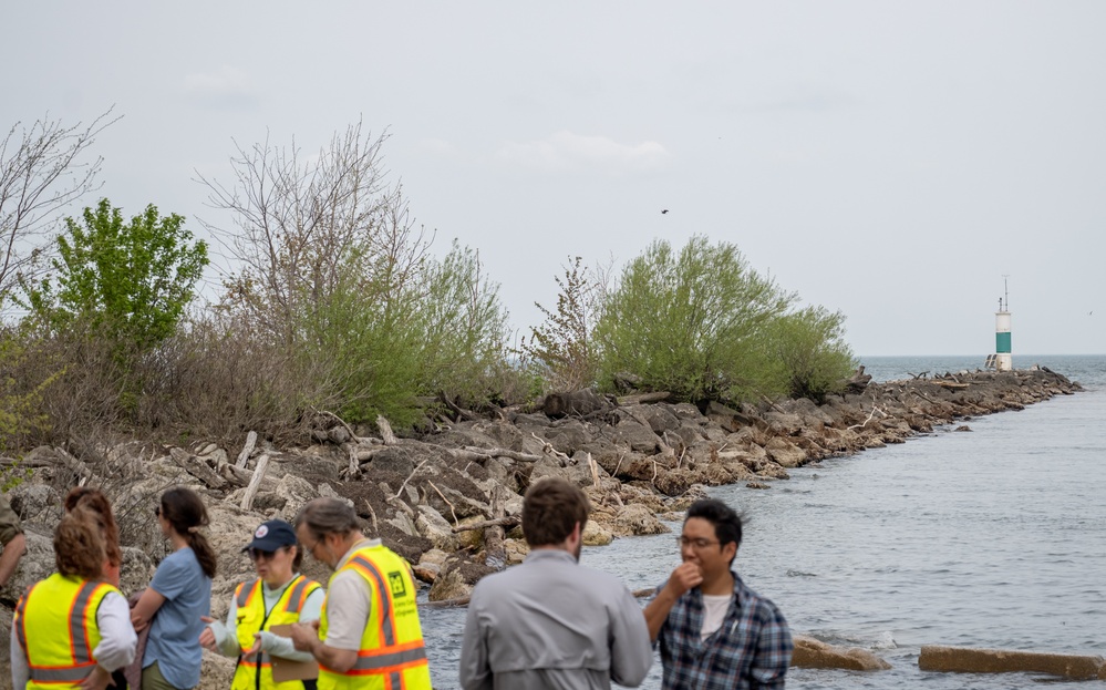 Rocky River East Pier Site Visit