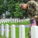 &quot;Flags In&quot; at the United States Soldiers' and Airmen's Home National Cemetery