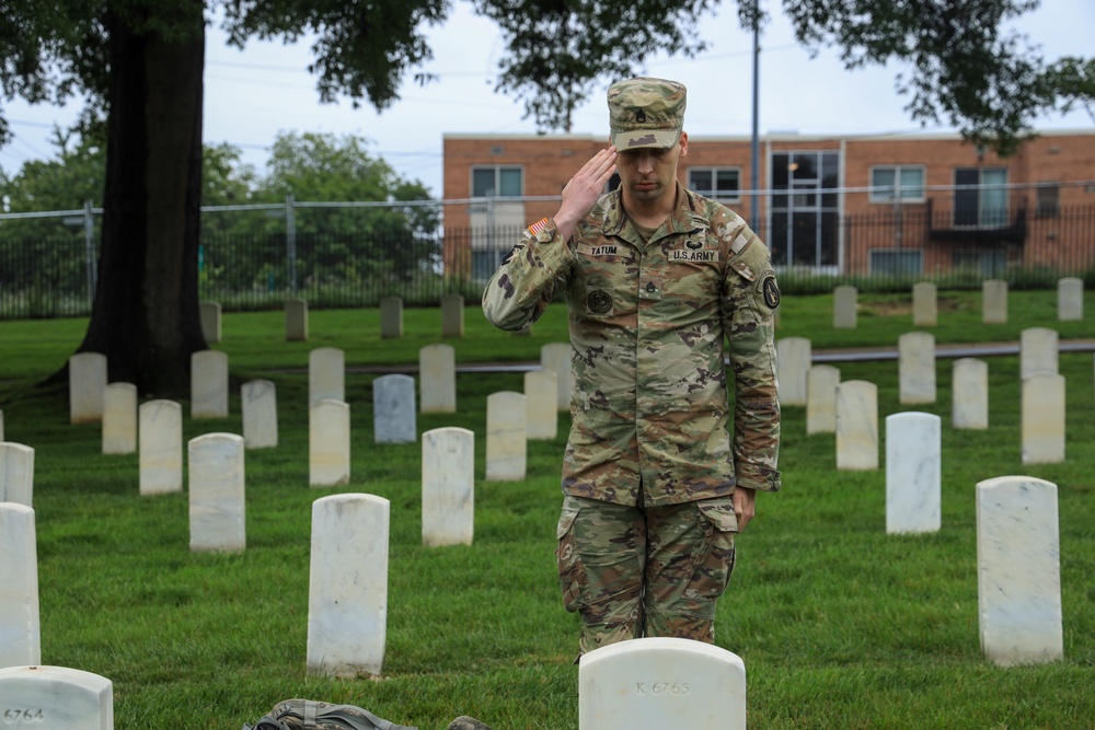 &quot;Flags In&quot; at the United States Soldiers' and Airmen's Home National Cemetery