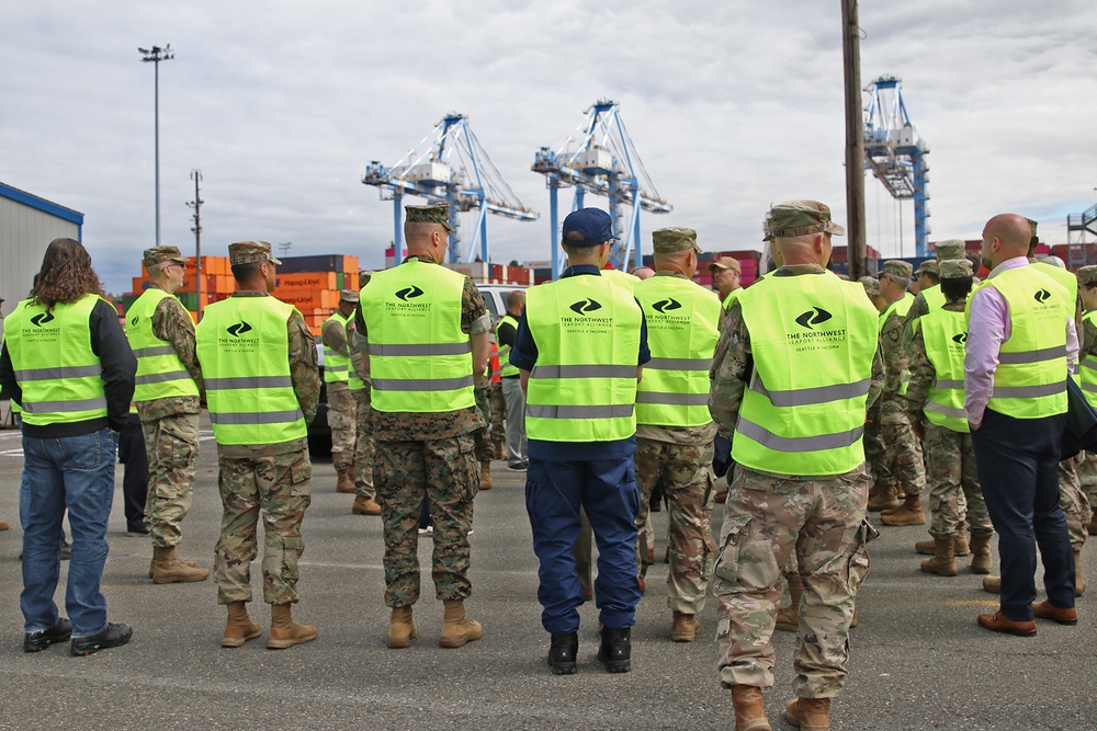 JDDEB leaders visit Port of Tacoma