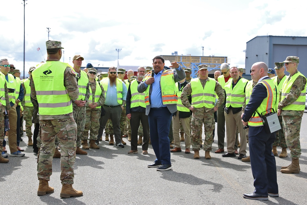 JDDEB leaders visit Port of Tacoma