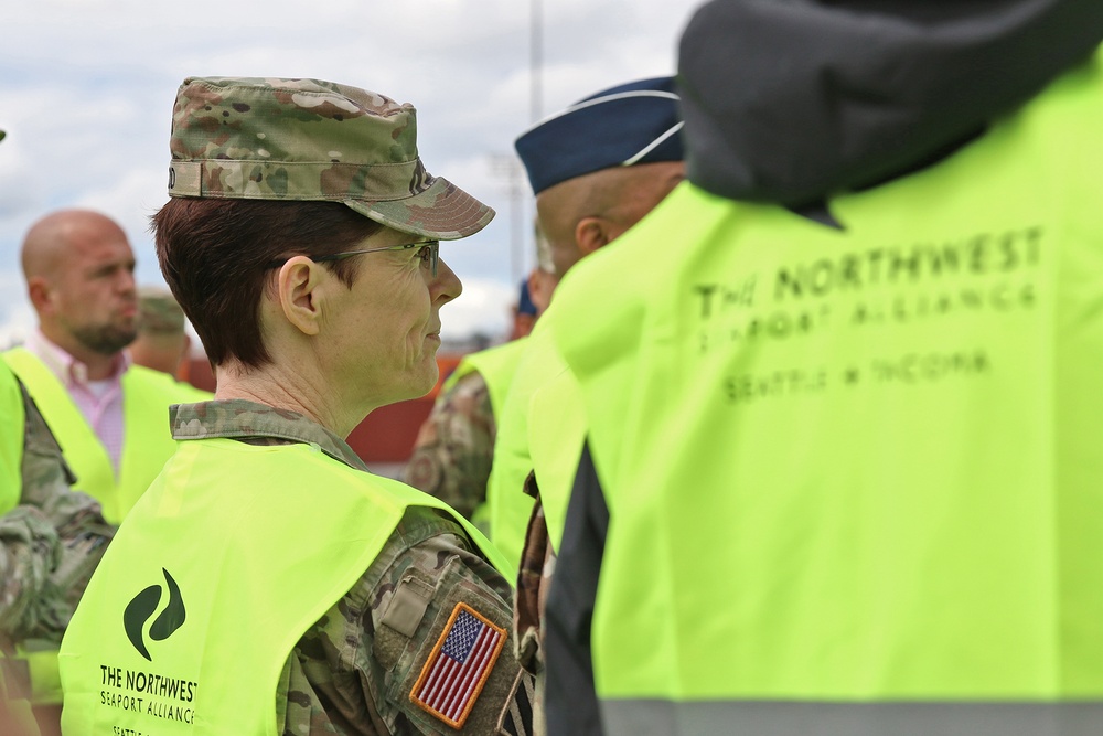 JDDEB leaders visit Port of Tacoma