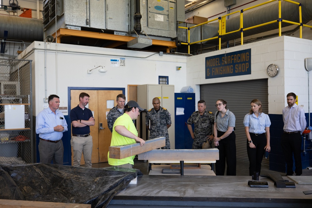 AUKUS Delegation Visits NSWC Carderock Division