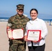 15th MEU Intelligence Marines Re-Enlist