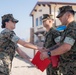 15th MEU Intelligence Marines Re-Enlist