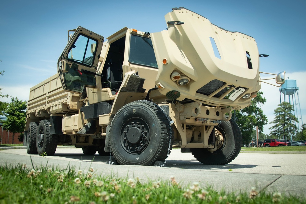 New FMTVA2s arrive at Transportation School