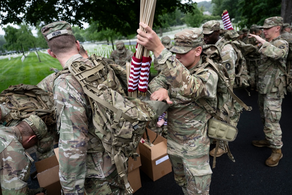 Flags In 2025 at U.S. Soldiers' and Airmen's Home National Cemetery