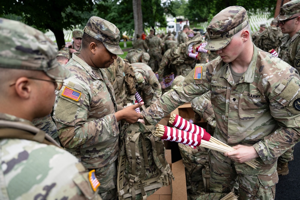 Flags In 2025 at U.S. Soldiers' and Airmen's Home National Cemetery