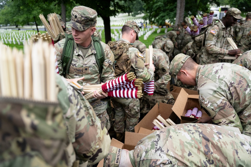 Flags In 2025 at U.S. Soldiers' and Airmen's Home National Cemetery