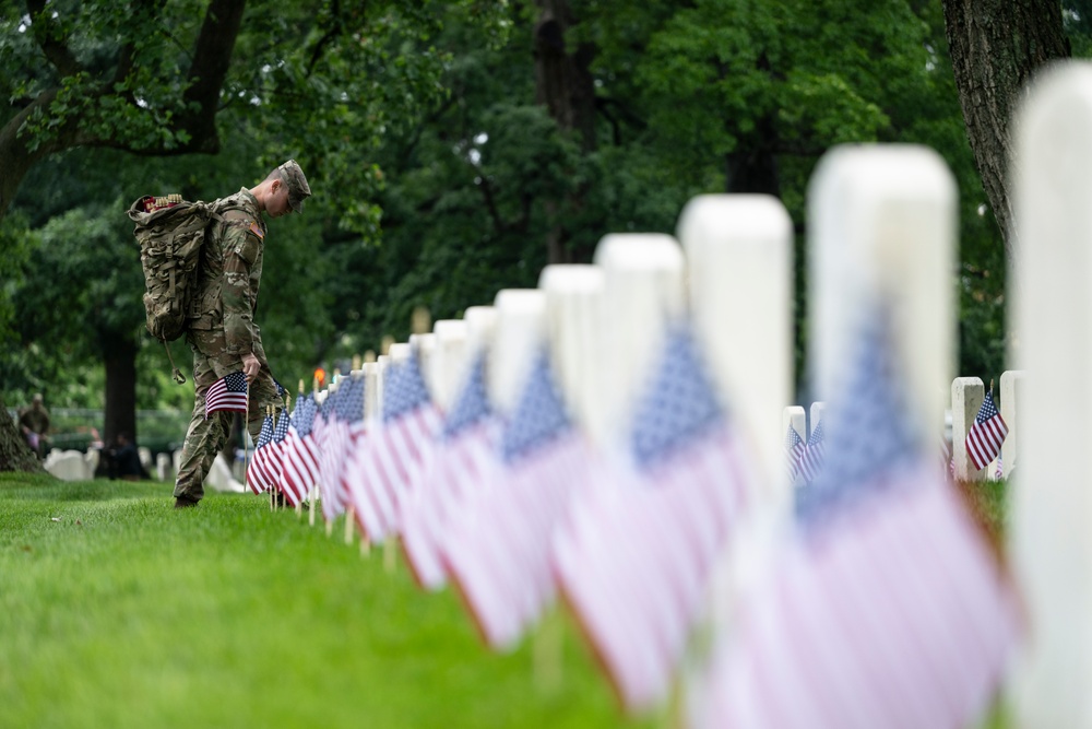Flags In 2025 at U.S. Soldiers' and Airmen's Home National Cemetery