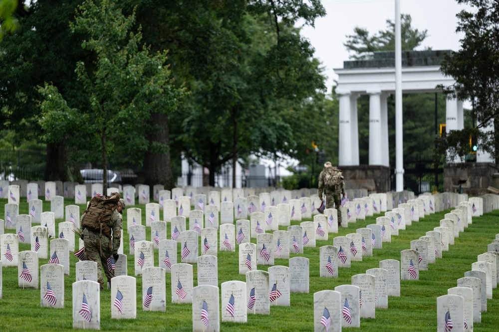 Flags In 2025 at U.S. Soldiers' and Airmen's Home National Cemetery