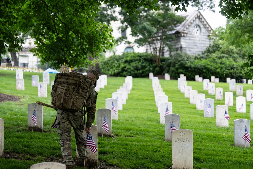Flags In 2025 at U.S. Soldiers' and Airmen's Home National Cemetery