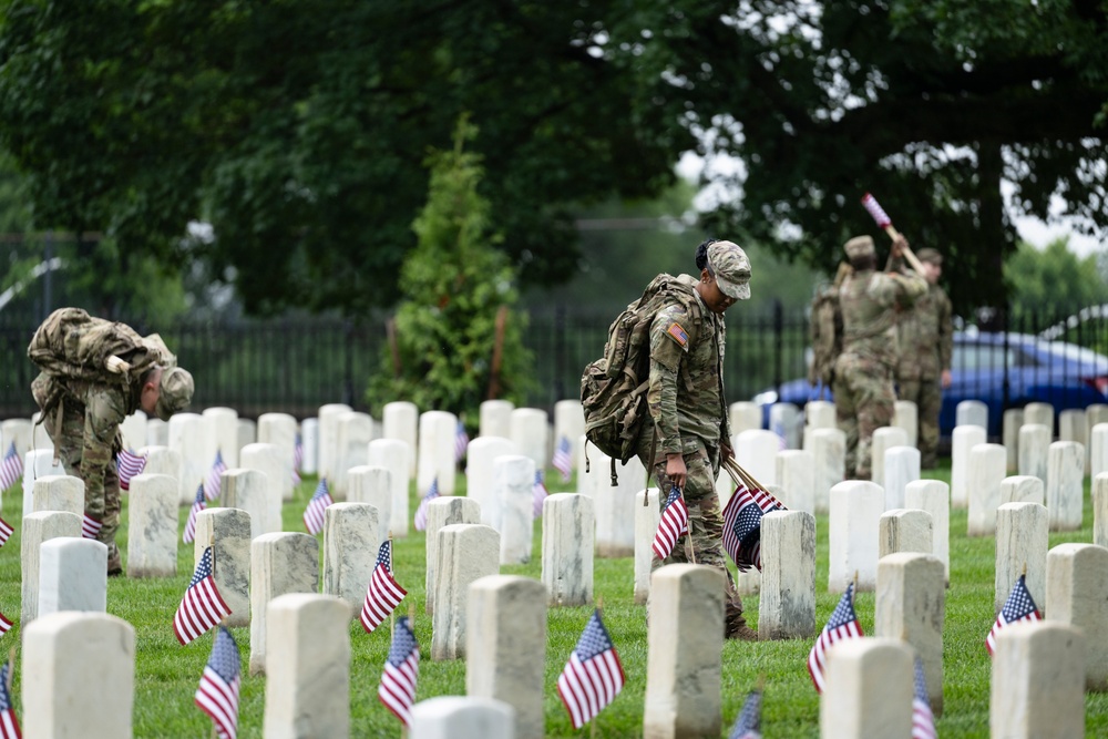 Flags In 2025 at U.S. Soldiers' and Airmen's Home National Cemetery