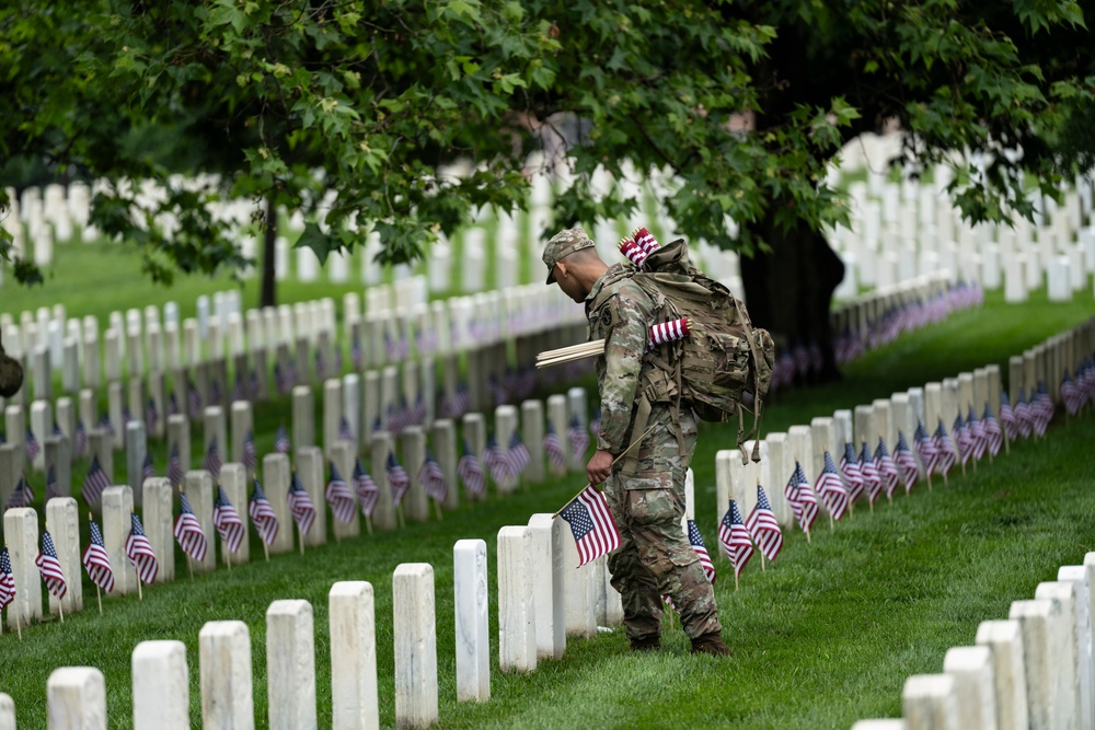 Flags In 2025 at U.S. Soldiers' and Airmen's Home National Cemetery
