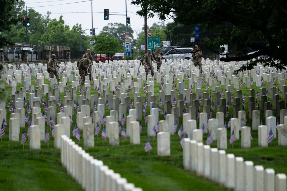 Flags In 2025 at U.S. Soldiers' and Airmen's Home National Cemetery