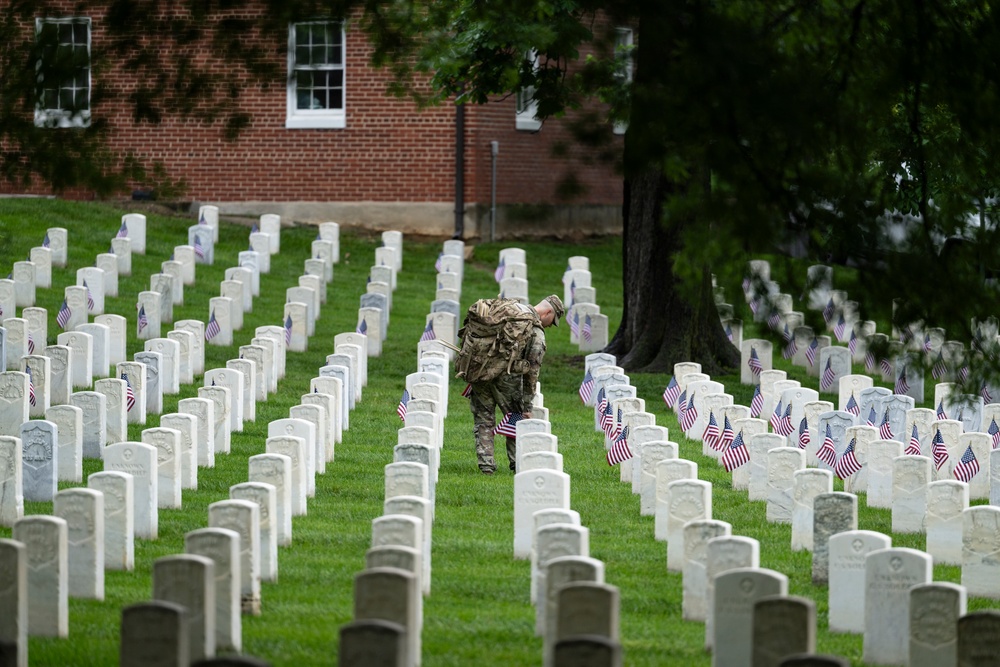 Flags In 2025 at U.S. Soldiers' and Airmen's Home National Cemetery