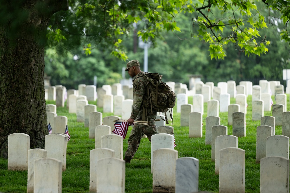 Flags In 2025 at U.S. Soldiers' and Airmen's Home National Cemetery