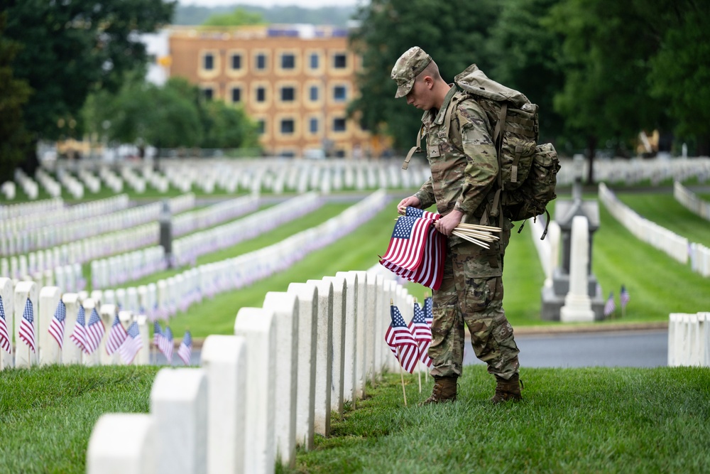 Flags In 2025 at U.S. Soldiers' and Airmen's Home National Cemetery