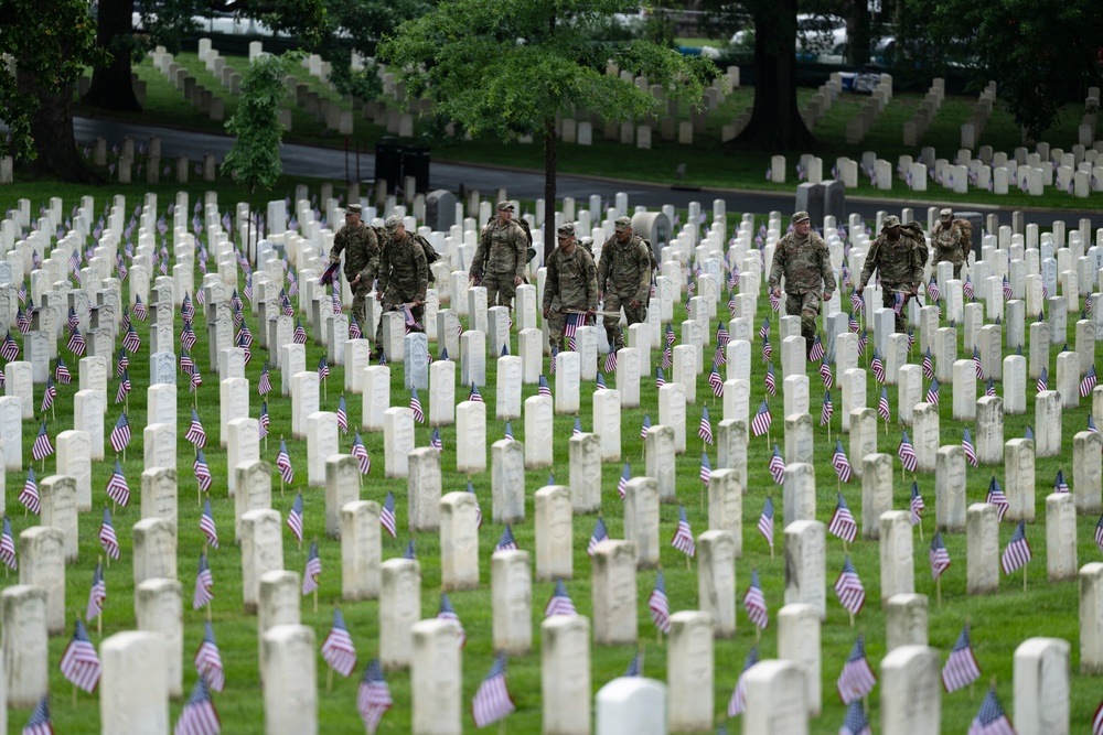 Flags In 2025 at U.S. Soldiers' and Airmen's Home National Cemetery