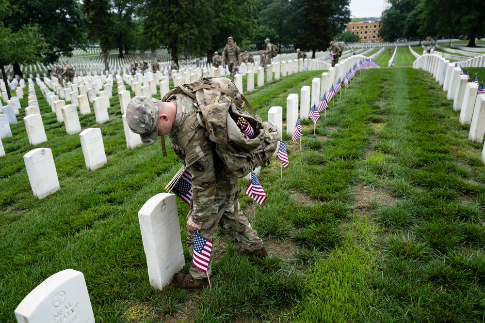 Flags In 2025 at U.S. Soldiers' and Airmen's Home National Cemetery