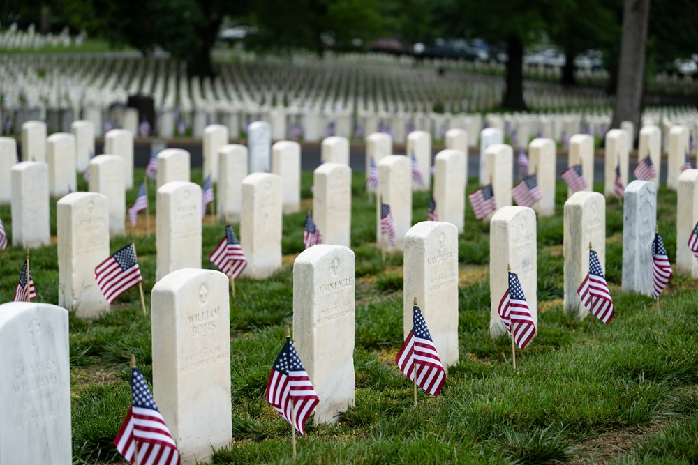 Flags In 2025 at U.S. Soldiers' and Airmen's Home National Cemetery