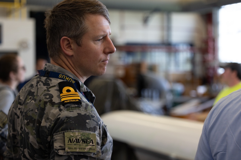 AUKUS Delegation Visits NSWC Carderock Division