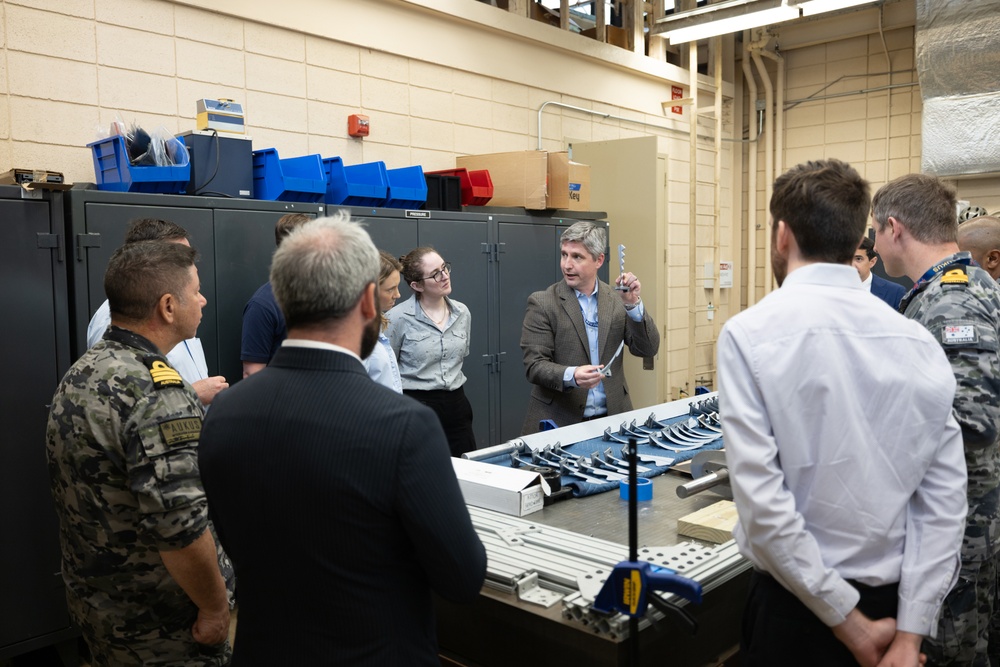 AUKUS Delegation Visits NSWC Carderock Division