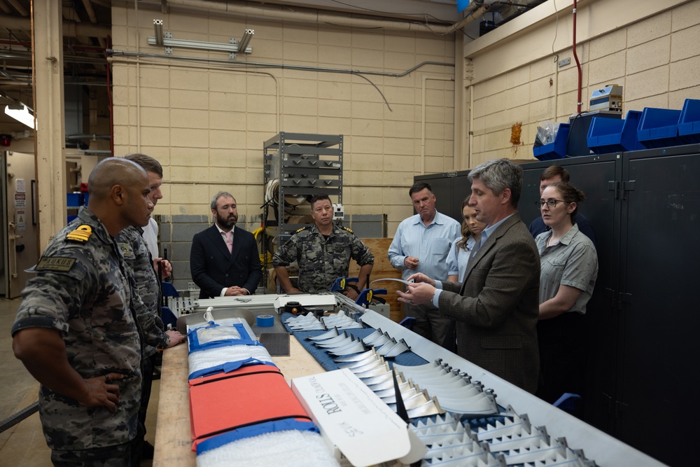 AUKUS Delegation Visits NSWC Carderock Division