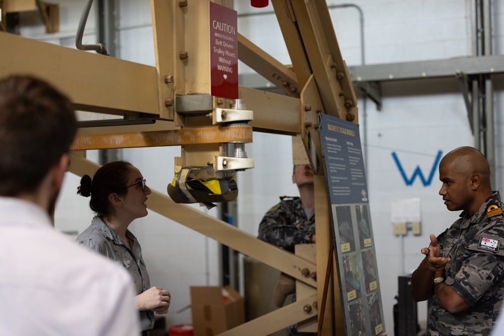 AUKUS Delegation Visits NSWC Carderock Division