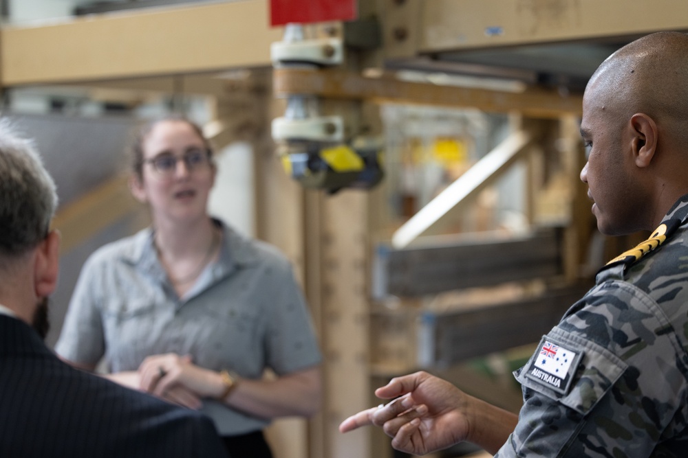 AUKUS Delegation Visits NSWC Carderock Division
