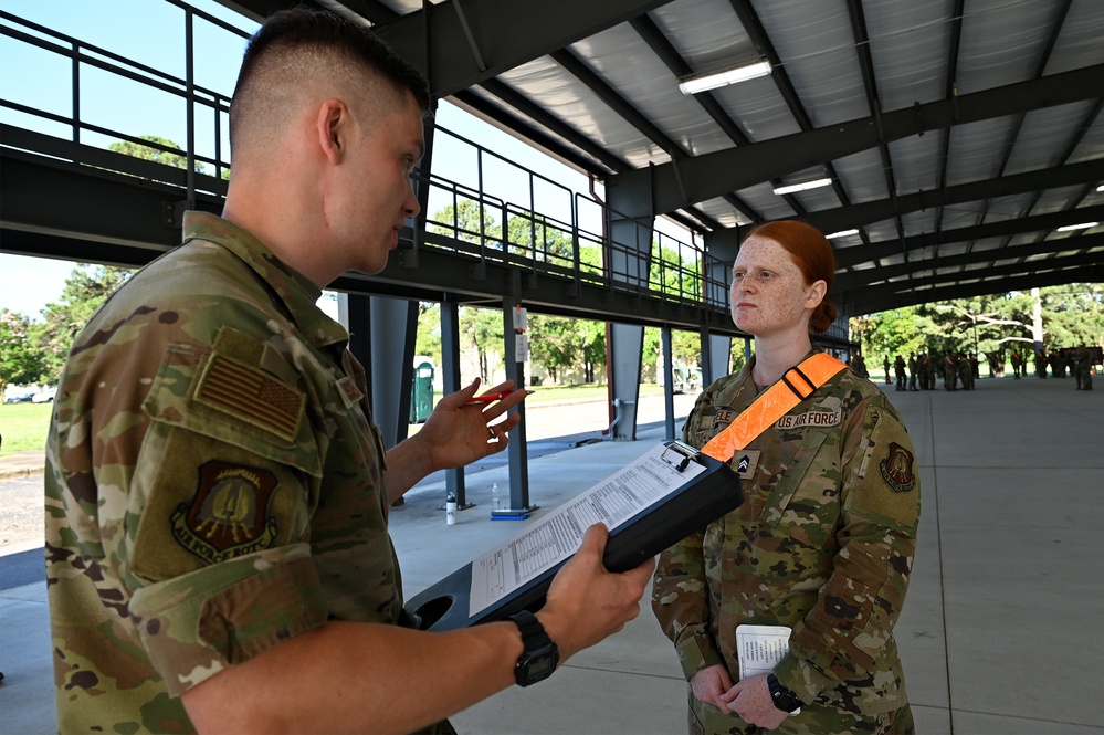 Stepping up—ROTC completes drill evaluations