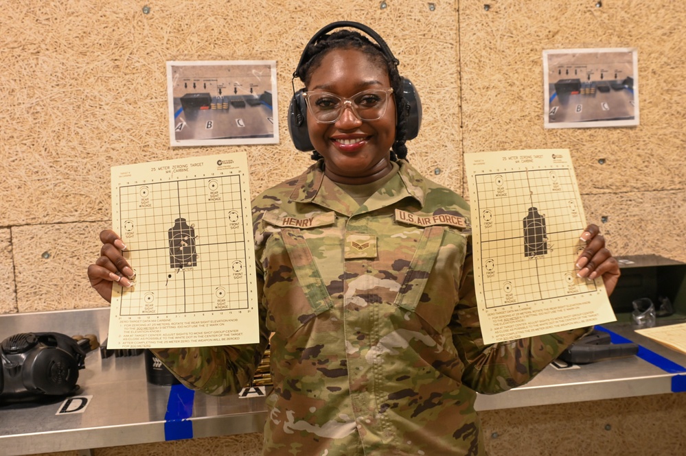 Minot Airmen hone rifle skills at Combat Arms Training and Maintenance course