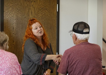Survivors of the Arkansas severe storms and tornadoes attend FEMA Registration Event