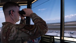 Team Tyndall’s tower controllers ensure mission readiness during Checkered Flag