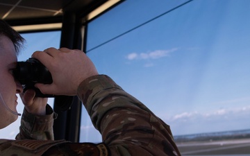 Team Tyndall’s tower controllers ensure mission readiness during Checkered Flag