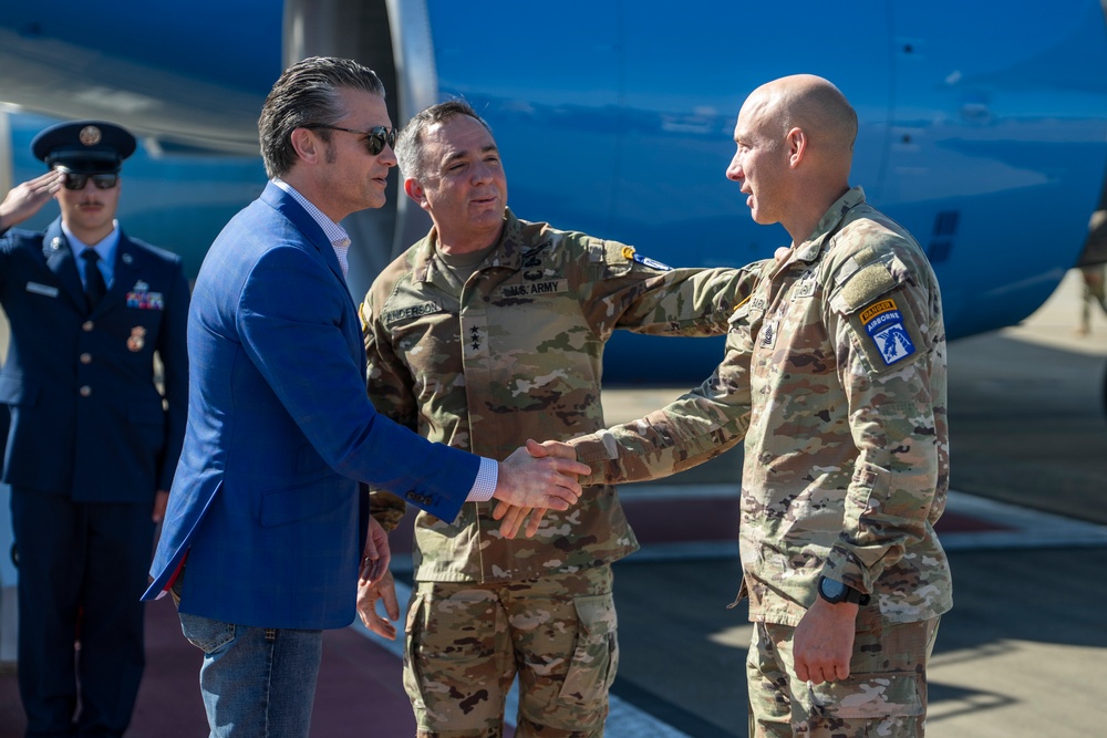 SD Delivers Remarks at 82nd Airborne Division Review at Fort Bragg