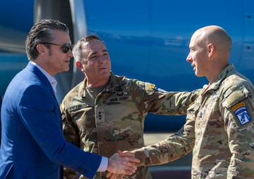 SD Delivers Remarks at 82nd Airborne Division Review at Fort Bragg
