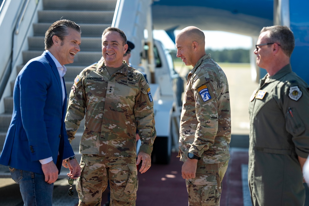 SD Delivers Remarks at 82nd Airborne Division Review at Fort Bragg