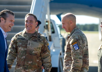 SD Delivers Remarks at 82nd Airborne Division Review at Fort Bragg