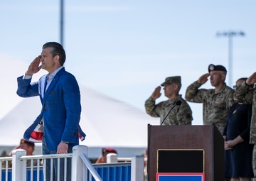 SD Delivers Remarks at 82nd Airborne Division Review at Fort Bragg