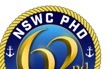 NSWC PHD Anniversary Logo
