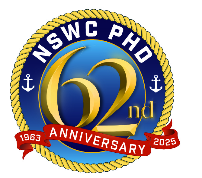 NSWC PHD Anniversary Logo