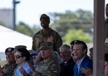 SD Delivers Remarks at 82nd Airborne Division Review at Fort Bragg