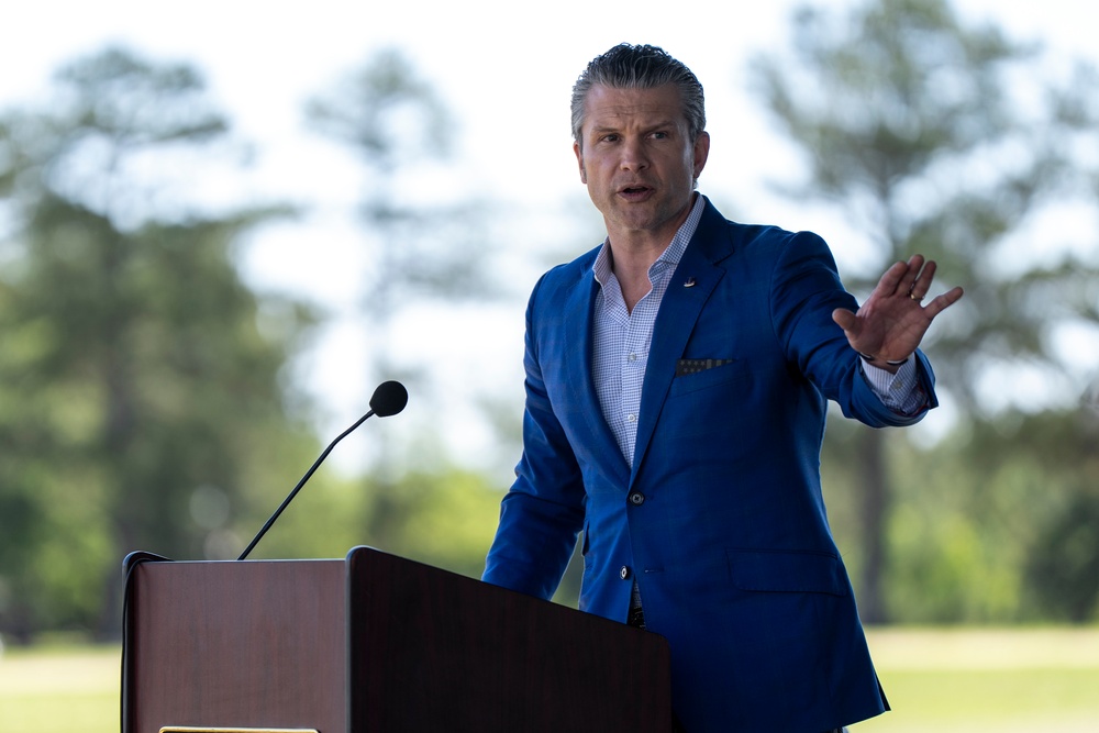 SD Delivers Remarks at 82nd Airborne Division Review at Fort Bragg
